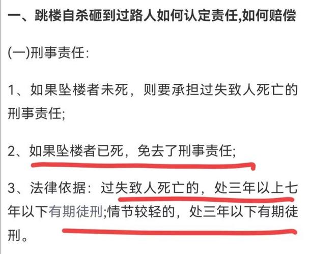 跳楼轻生，不幸又砸死路人，该怎么赔偿女子坠楼砸中路人视频坠楼者砸中无辜路人要承担什么责任 美容6